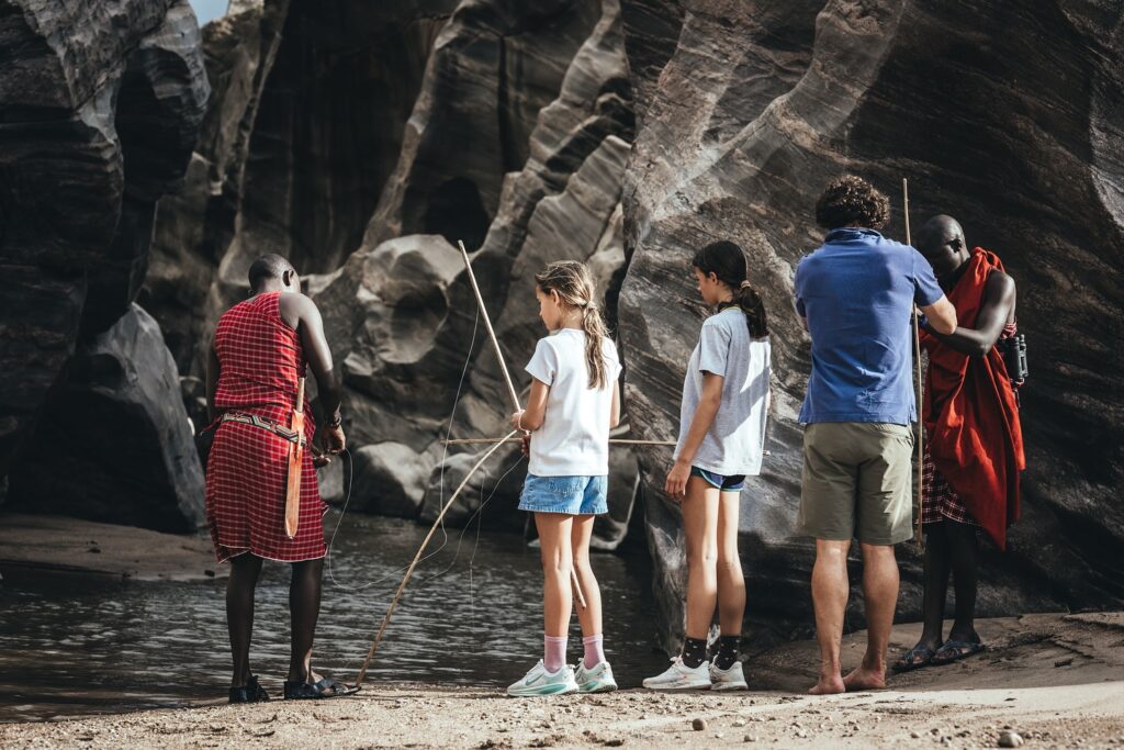 Sand River waterfalls Maasai Mara